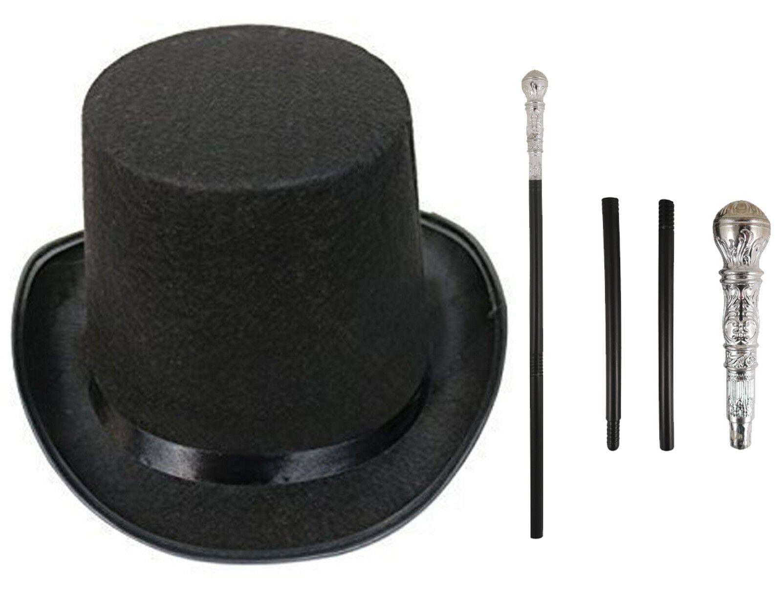 Fancy dress top hot sale hat and cane