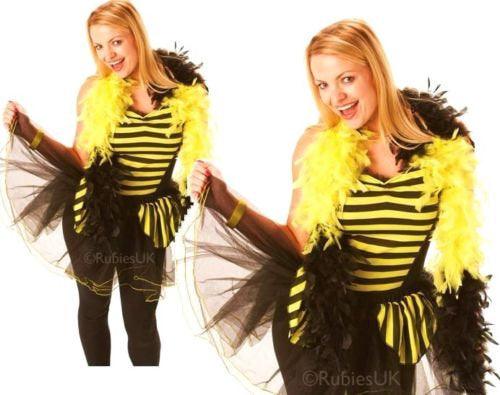 Ladies BUMBLE BEE Fancy Dress Costume Adult Insect Party Women's