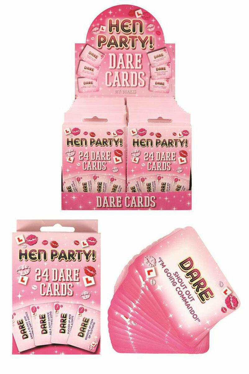 Pink Hen Party Dare Cards Adults Night Out Novelty Game Party Bag Fill –  Labreeze Ltd