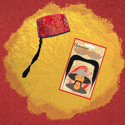 Discover the Authentic Chinese Red Mandarin Hat Costume