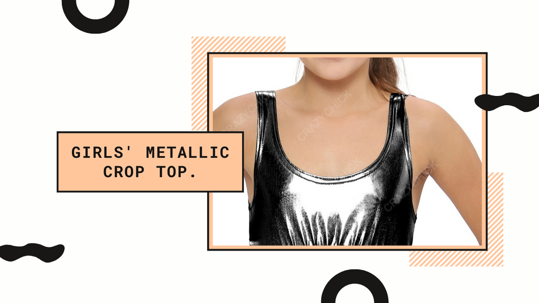 Light Up Your Look: 10 Ways to Style the Shiny Metallic Crop Top
