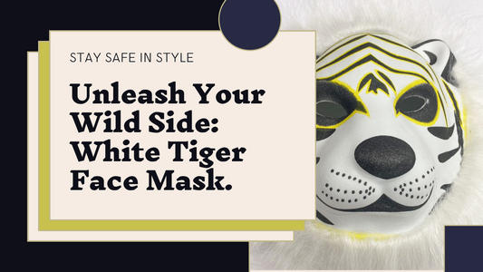 Elevate Your Skincare with the Sophisticated and Exclusive White Tiger Face Mask