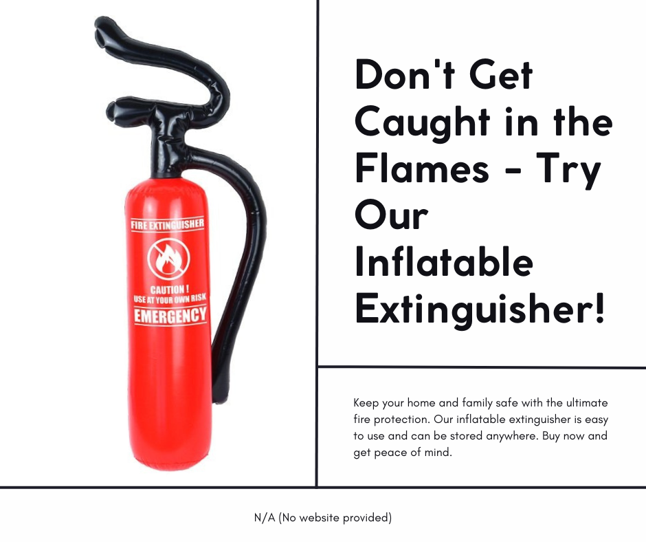 Experience Ultimate Fire Protection with the Inflatable Extinguisher