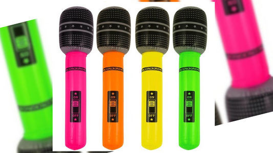 Inflatable Microphone: 40cm, 4 Colors Available