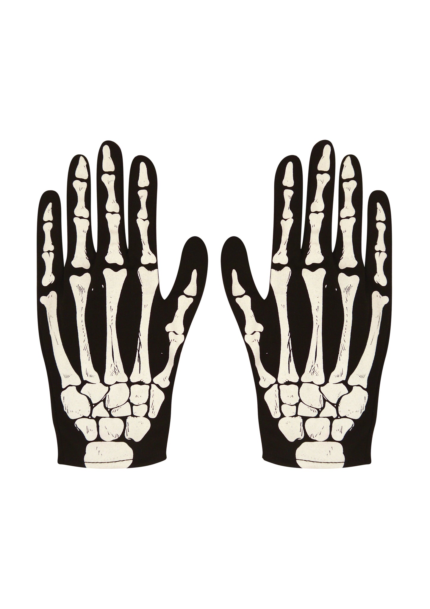 Adult Skeleton Gloves - Bone-Chilling Accessory for Spooky Ensembles