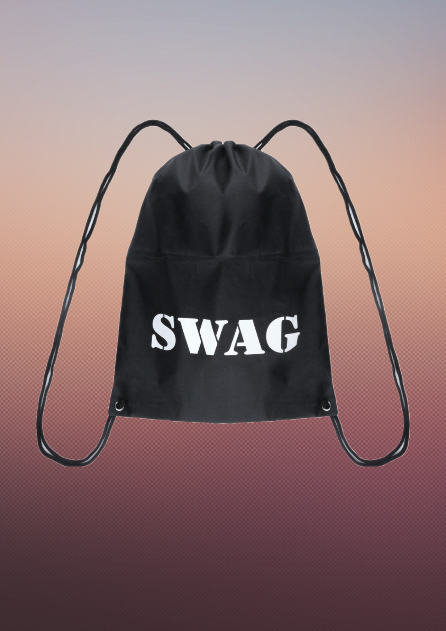 Black Swag Bag (40 x 30cm) - Stylish and Spacious Carryall for Everyday Essentials