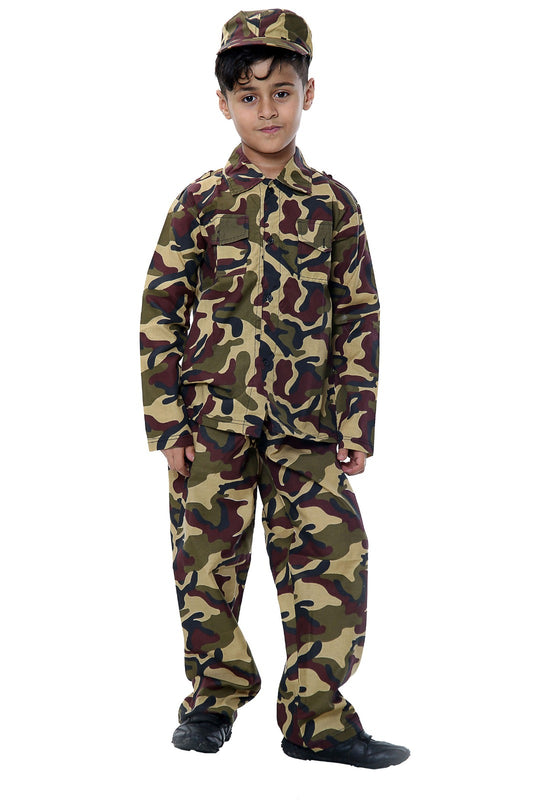 Mission Ready: Camouflage Army Children's Costume for Tactical Adventures