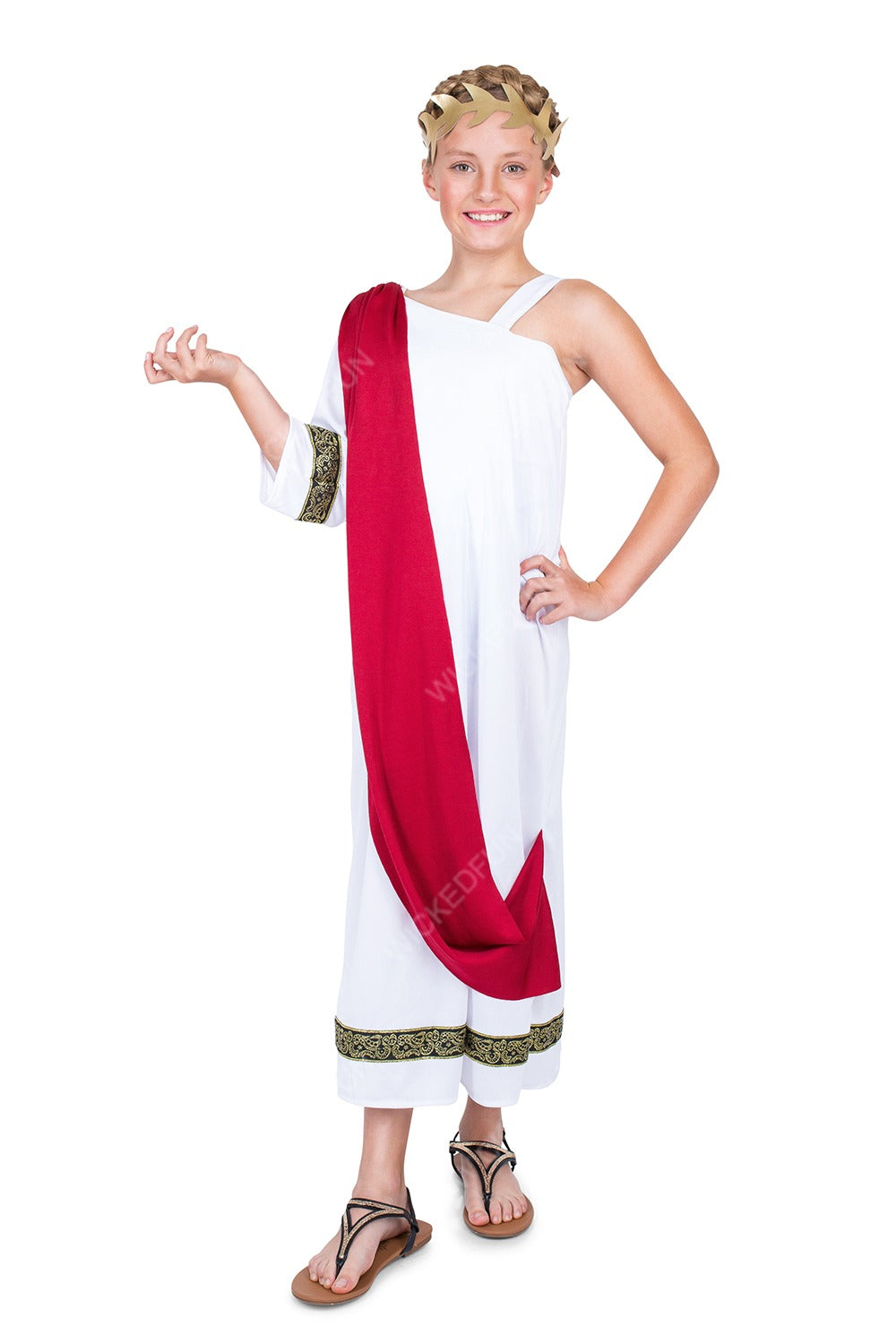 Timeless Elegance: Girls Roman Empress Costume for Majestic Adventures