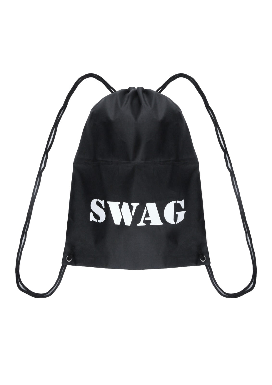 Black Swag Bag (40 x 30cm) - Stylish and Spacious Carryall for Everyday Essentials