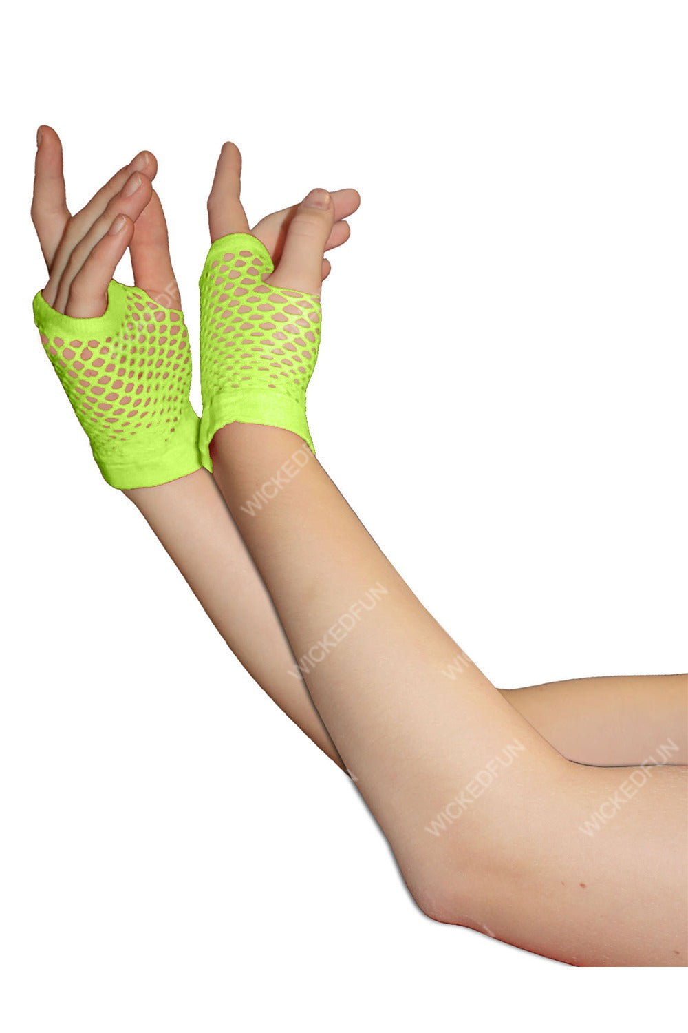 Fingerless Fishnet Gloves for Women for 80's Theme Party Halloween Cosplay Women Costume Accessories