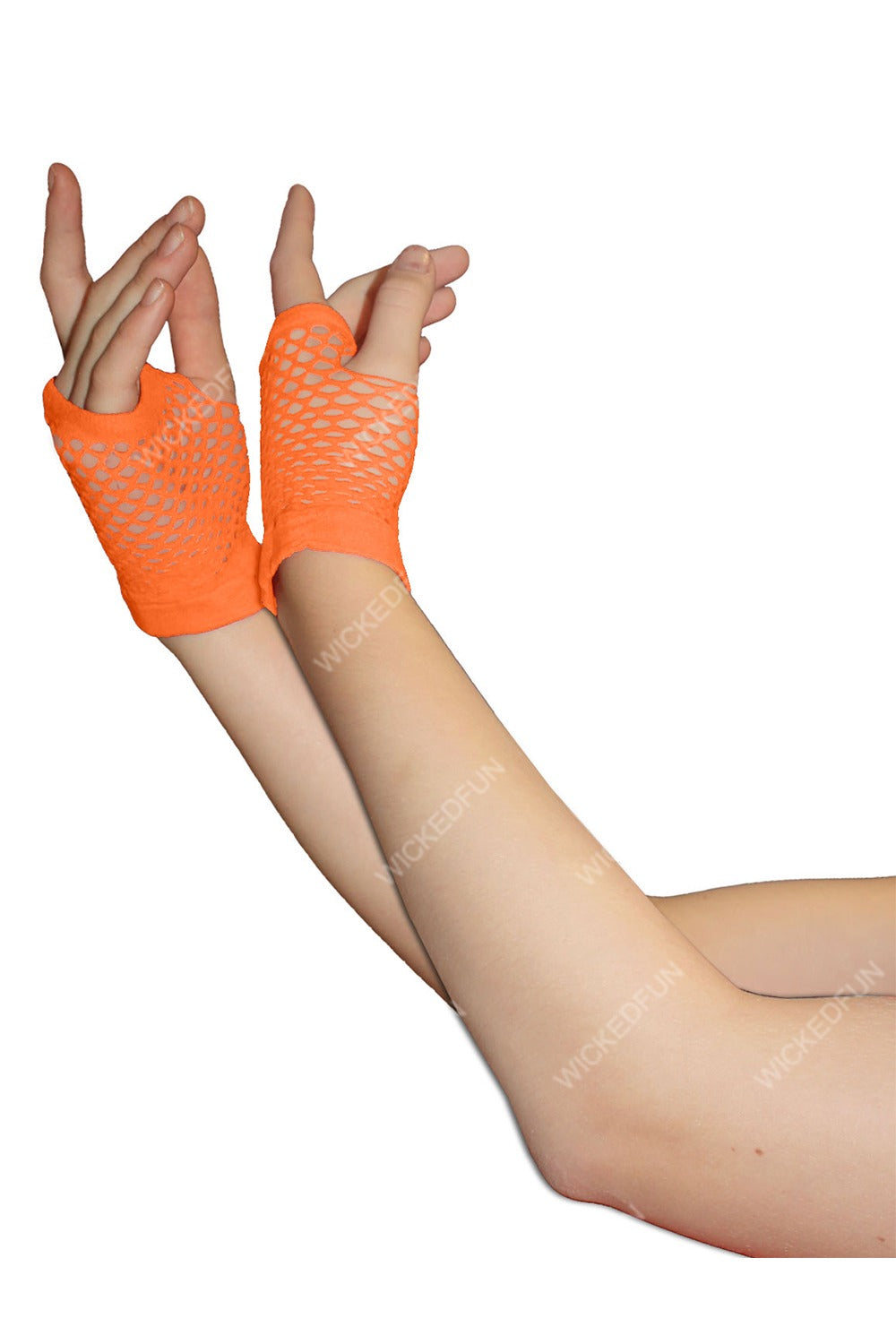 Fingerless Fishnet Gloves for Women for 80's Theme Party Halloween Cosplay Women Costume Accessories