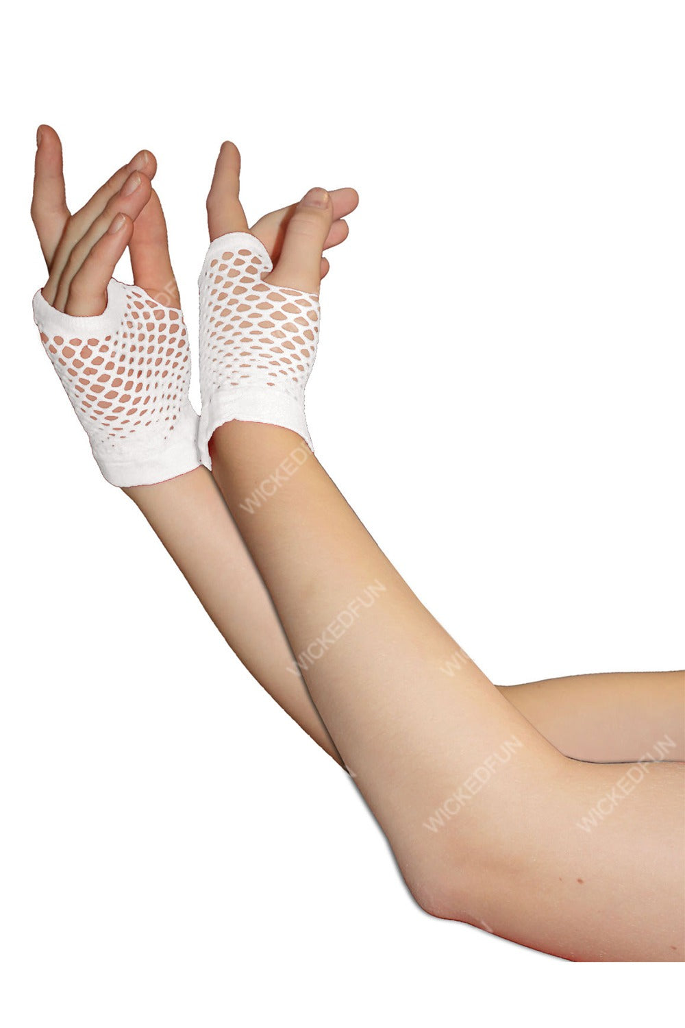 Fingerless Fishnet Gloves for Women for 80's Theme Party Halloween Cosplay Women Costume Accessories