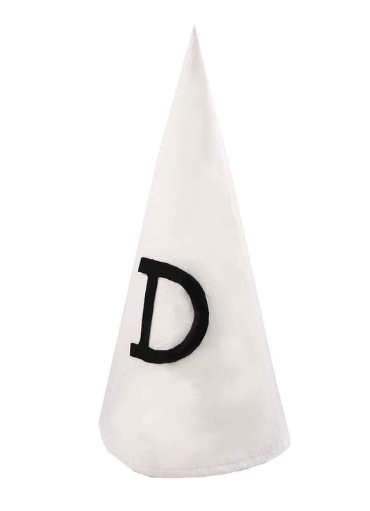 Adults Dunce Hat Naughty Victorian School White Cone Hat Fancy Dress - Labreeze