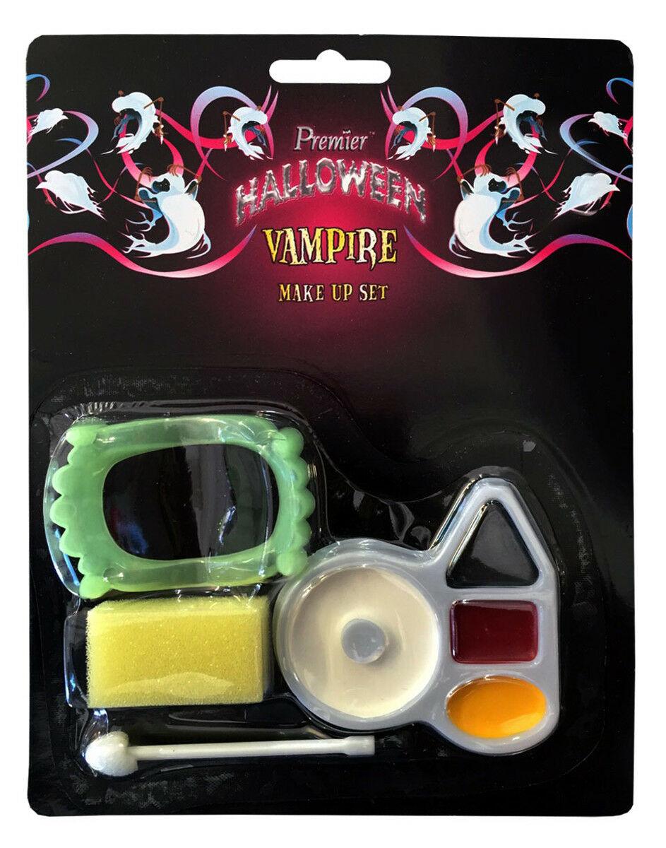 Adults Halloween Vampire Make Up Kit Set Scary Party Fancy Dress Cream Face Pain - Labreeze