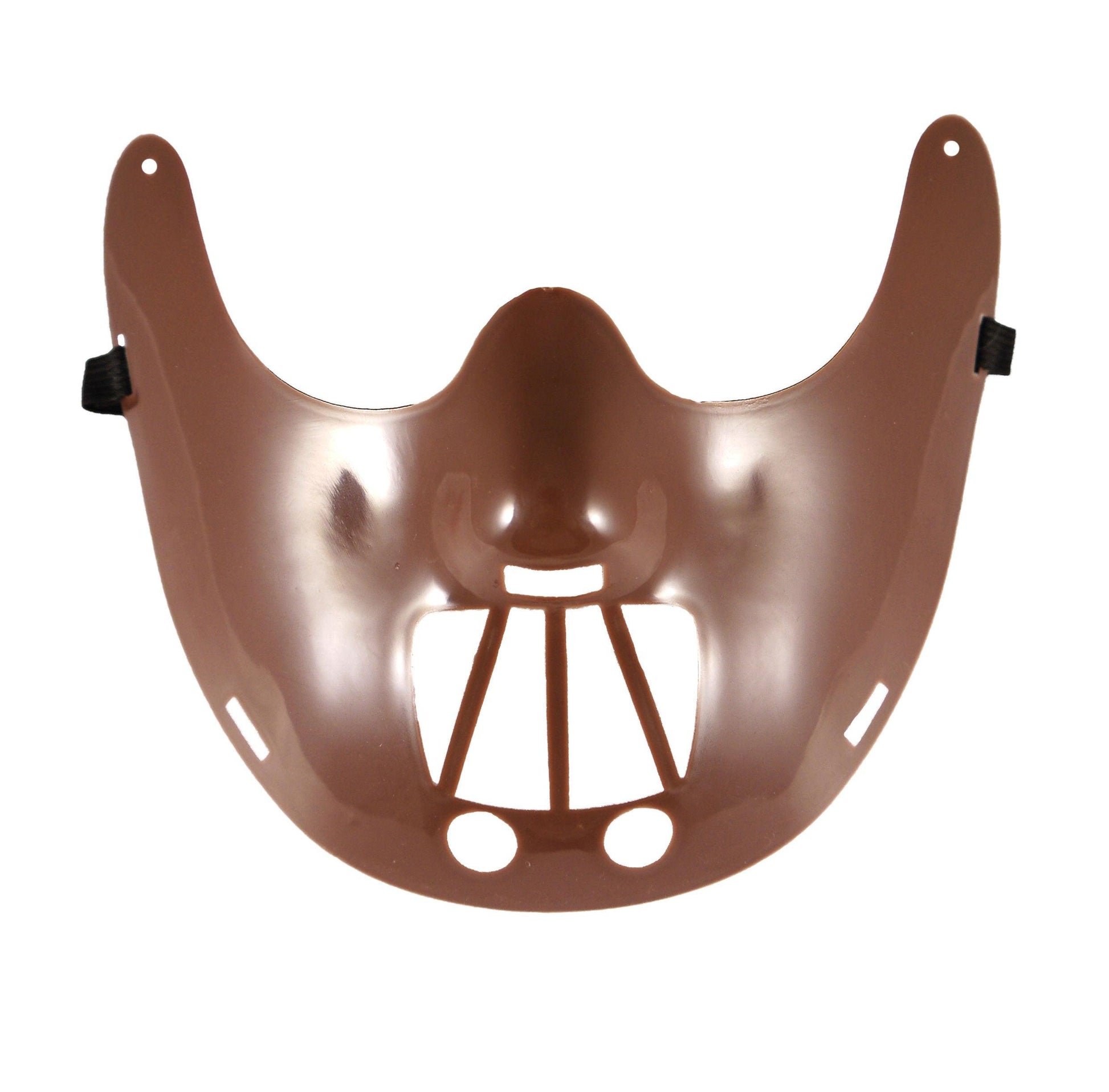 Halloween Hannibal Lecter Plastic Mask Spooky Scary Fancy Dress Party Face Mask - Labreeze