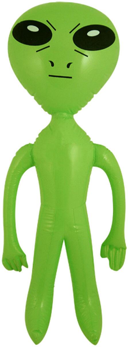 Inflatable Alien Green 64cm - Blow Up Space Ship Party - Labreeze