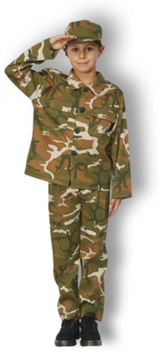 Kids Children’s Armed Forces Camouflage Fancy Dress Costumes Complete Outfit - Labreeze