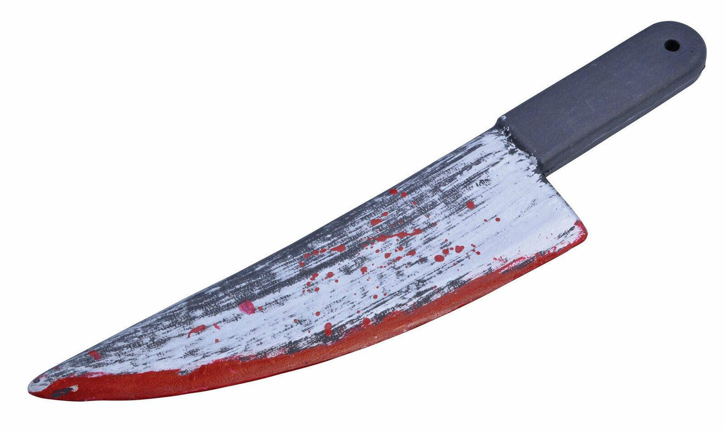 Killer Blood Splattered Knife Halloween Novelty Fancy Dress Toy Dagger - Labreeze