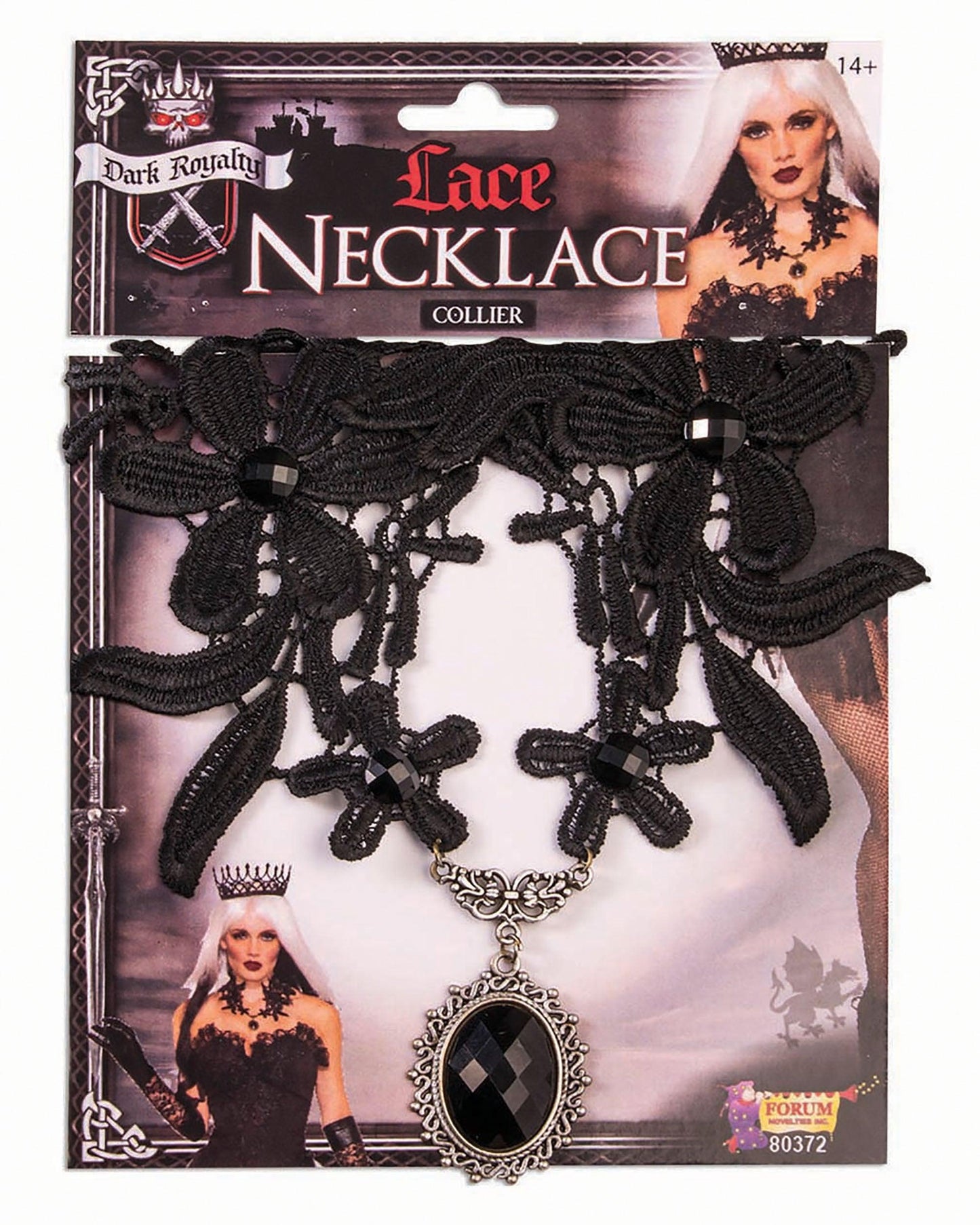 Lace Necklace Dark Royalty - Labreeze