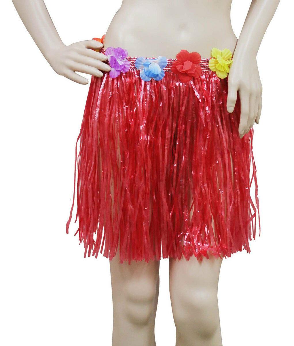 Ladies Hawaiian Inflatable Hula Skirt Bra Beach Party Summer Holiday Outfit - Labreeze