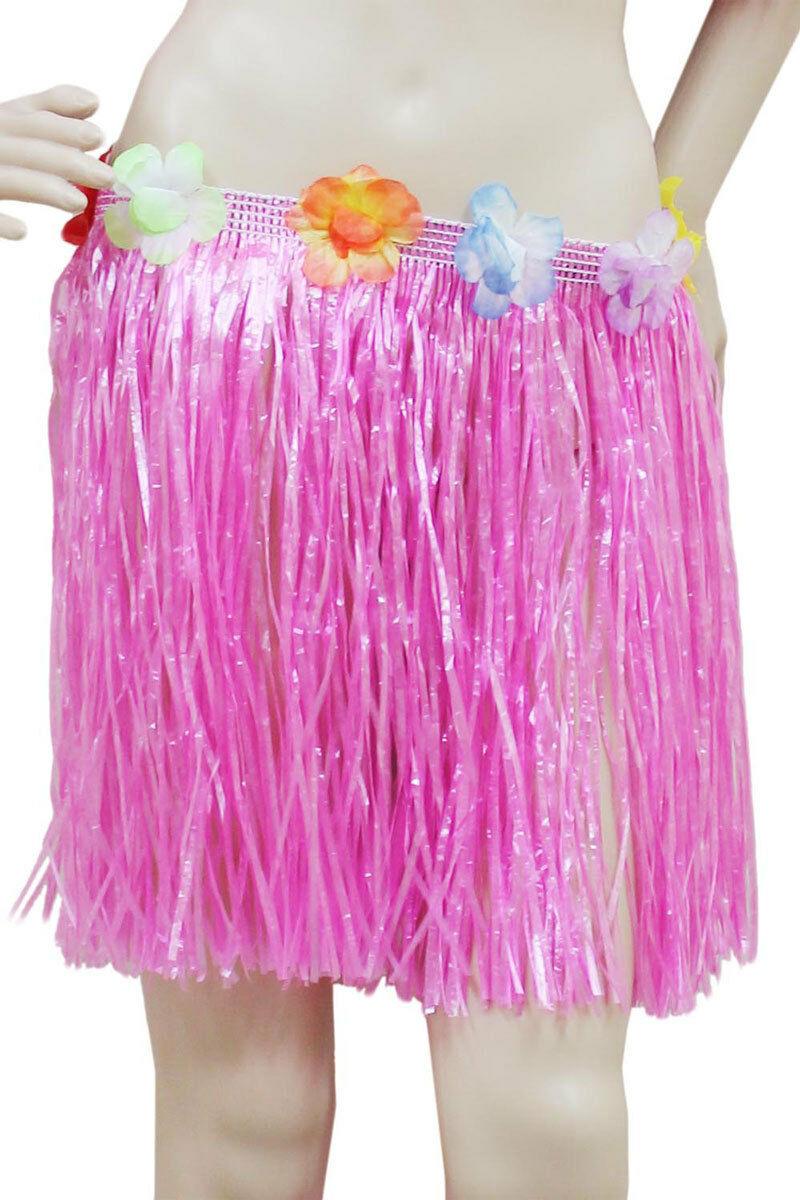 Ladies Hawaiian Inflatable Hula Skirt Bra Beach Party Summer Holiday Outfit - Labreeze