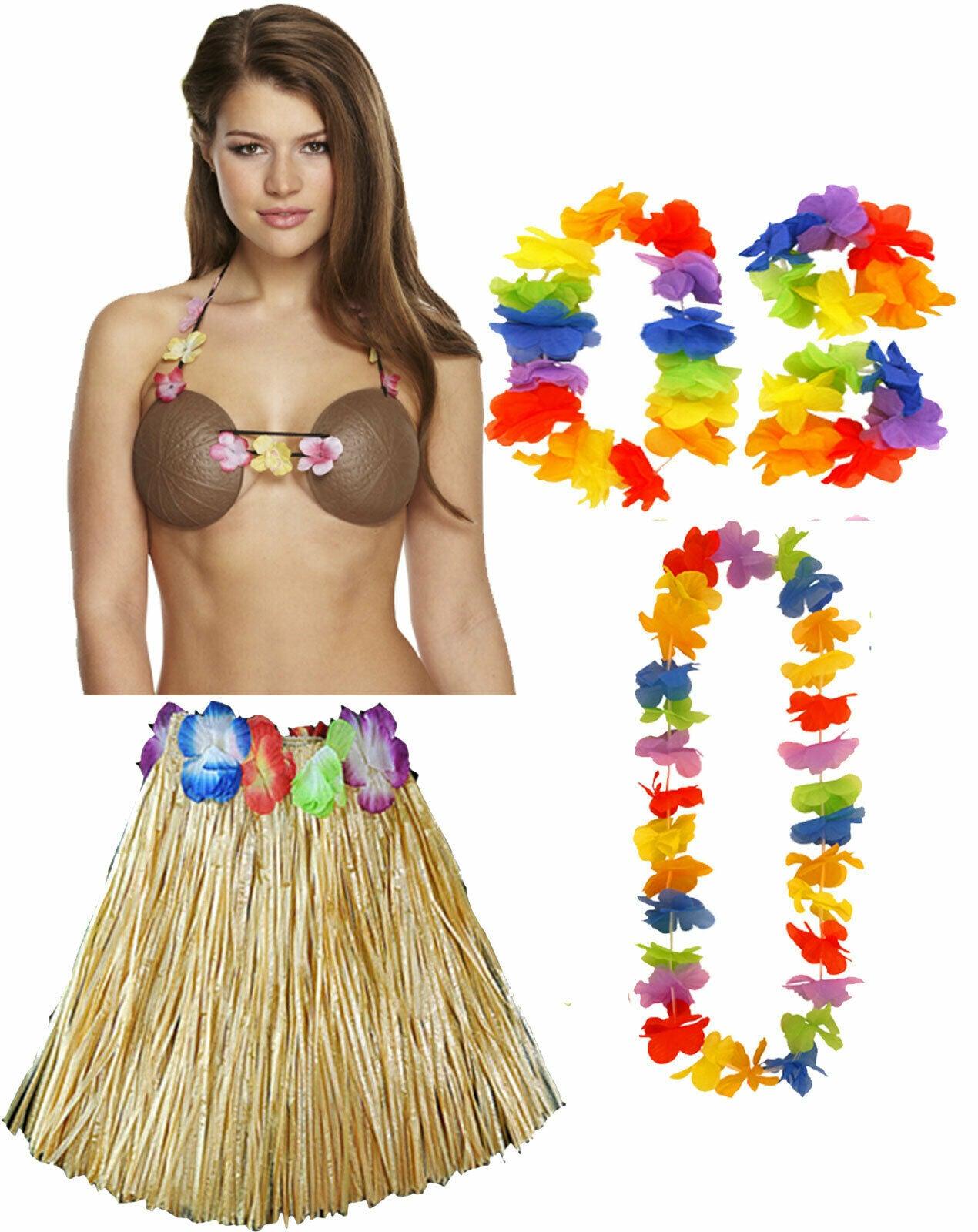 WWII ERA GRASS Hula Skirt and Coconut Bra £50.26 - PicClick UK