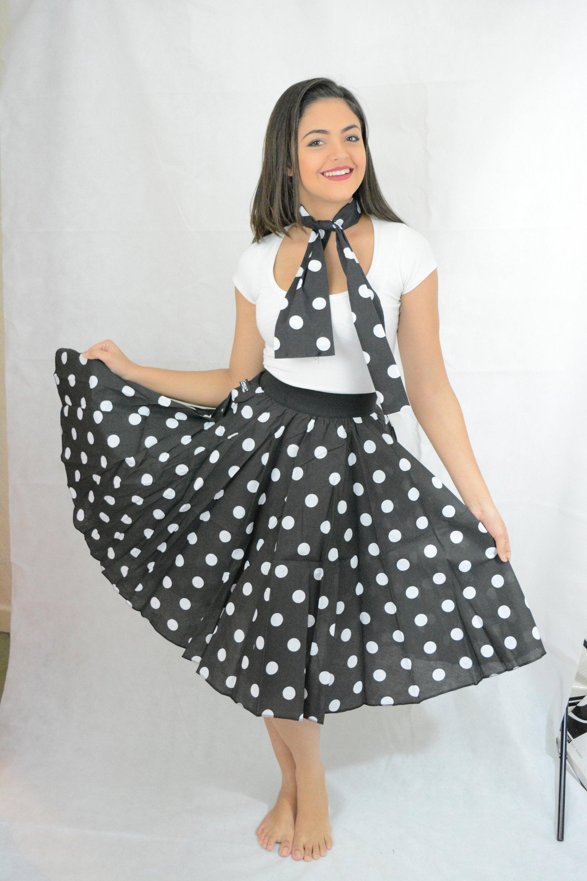 Black polka dot skirt uk hotsell