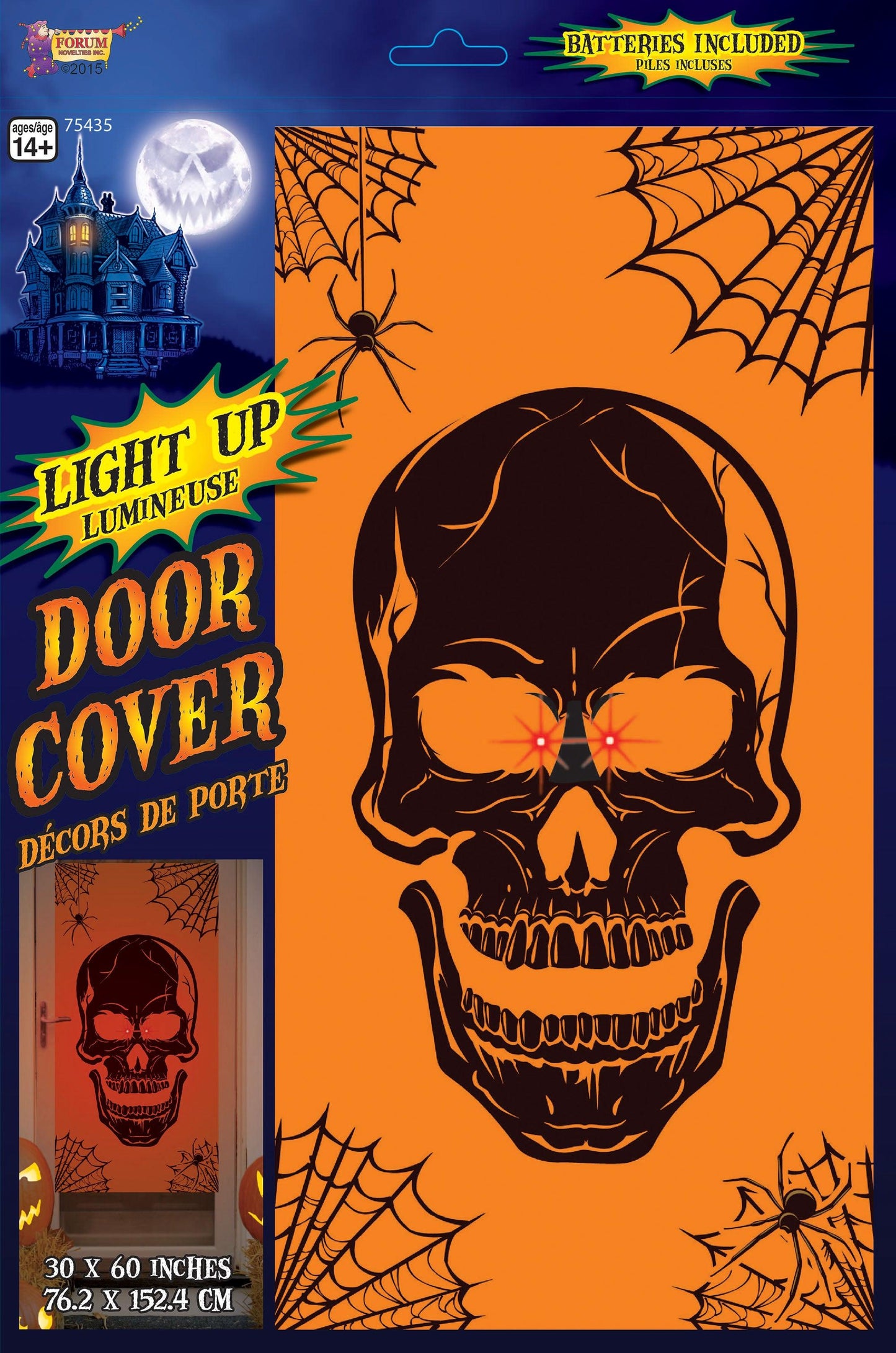 Light-Up Door Cover Skull - Labreeze