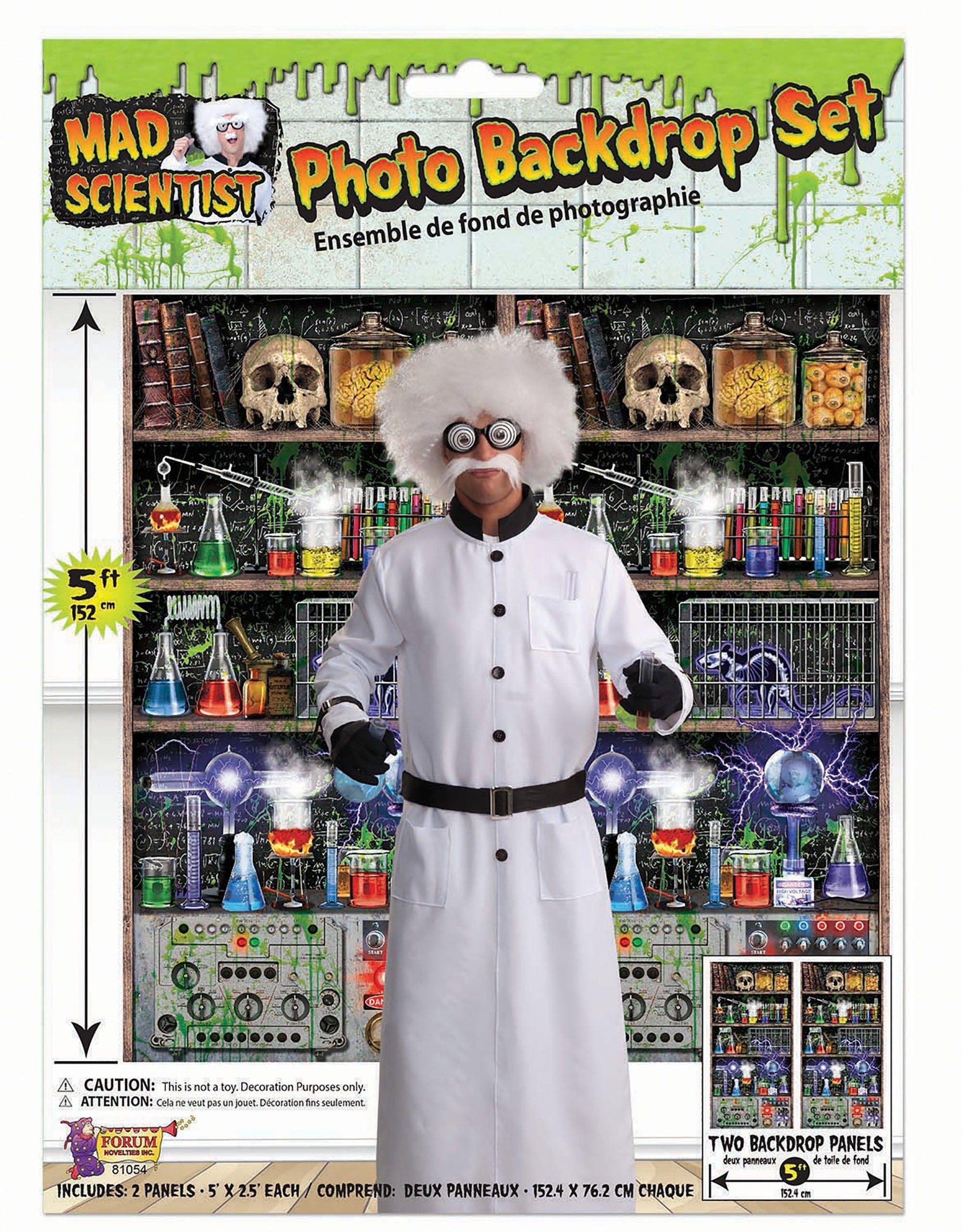 Mad Scientist Lab Back Drop - Labreeze