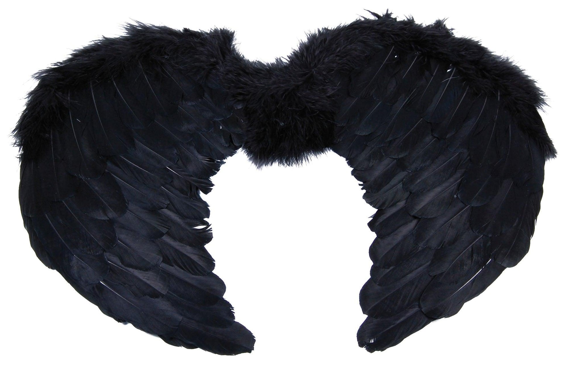 Mini Black Feather Angel Wings - Labreeze