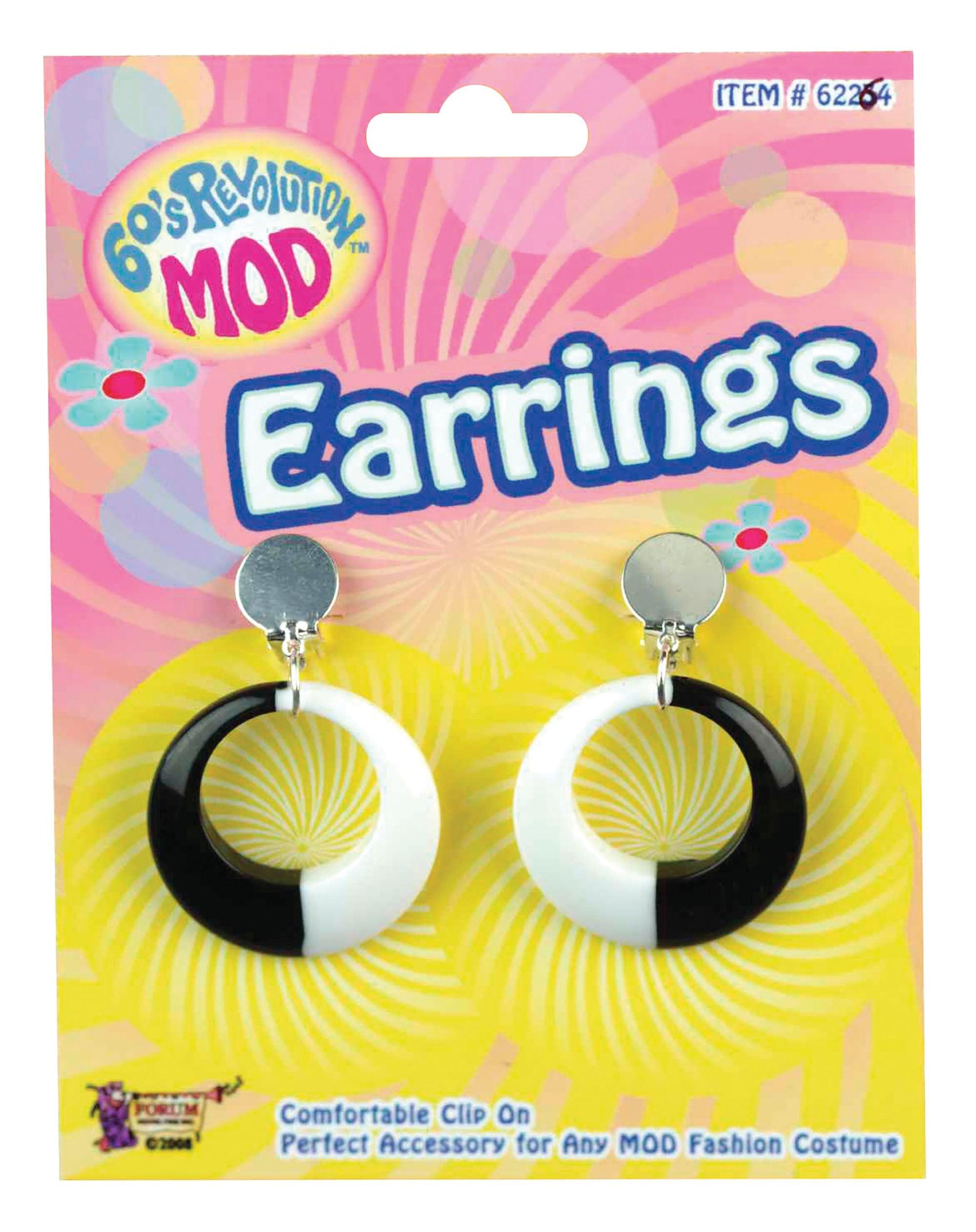 Mod Earrings Black/White - Labreeze