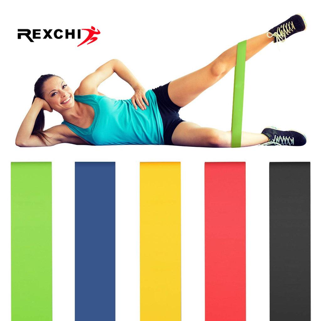 REXCHI Gym Fitness Resistance Bands for Yoga Stretch Pull Up Assist Bands Rubber Crossfit Exercise Training Workout Equipment - Labreeze