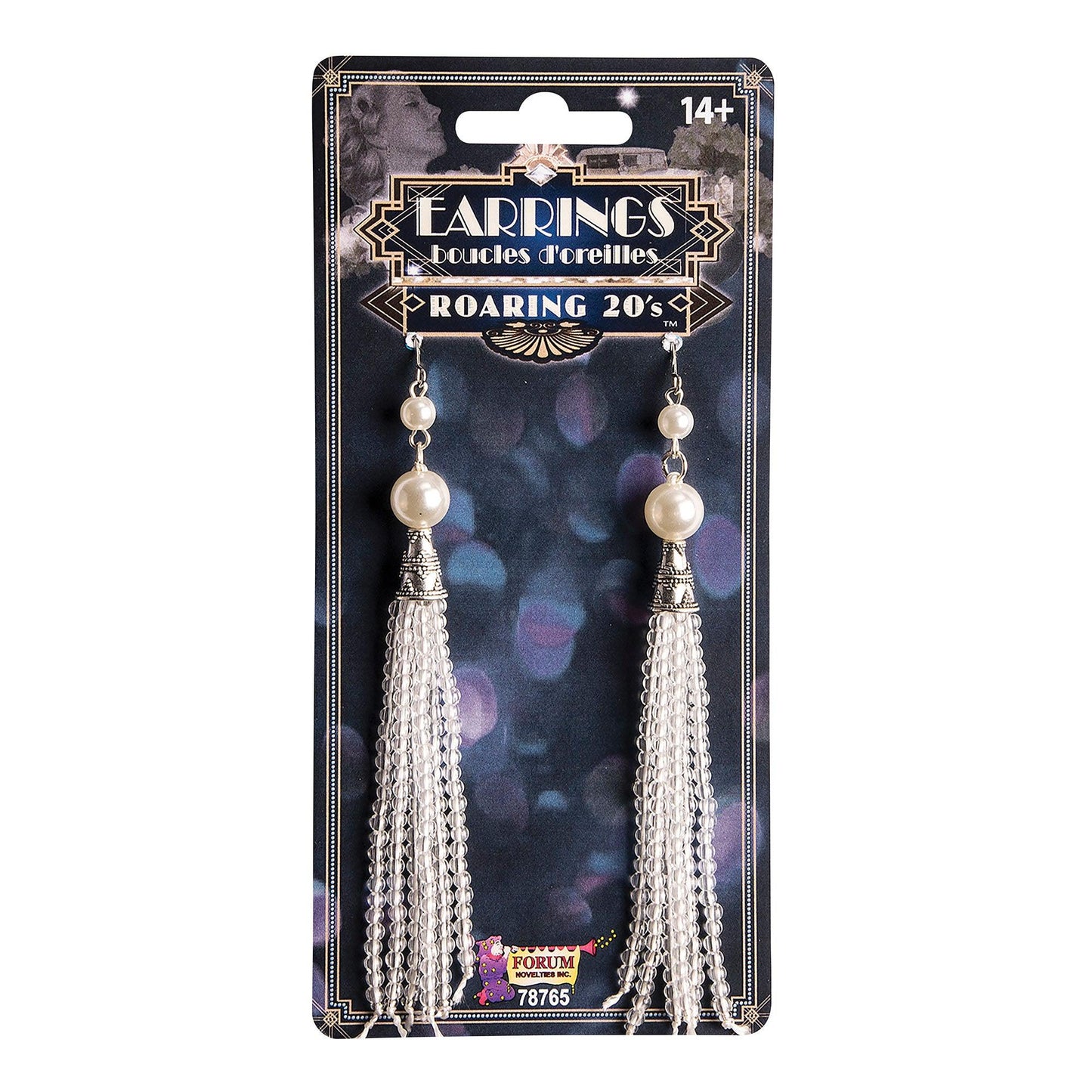 Roaring 20s Pearl Tassel Earrings - Labreeze