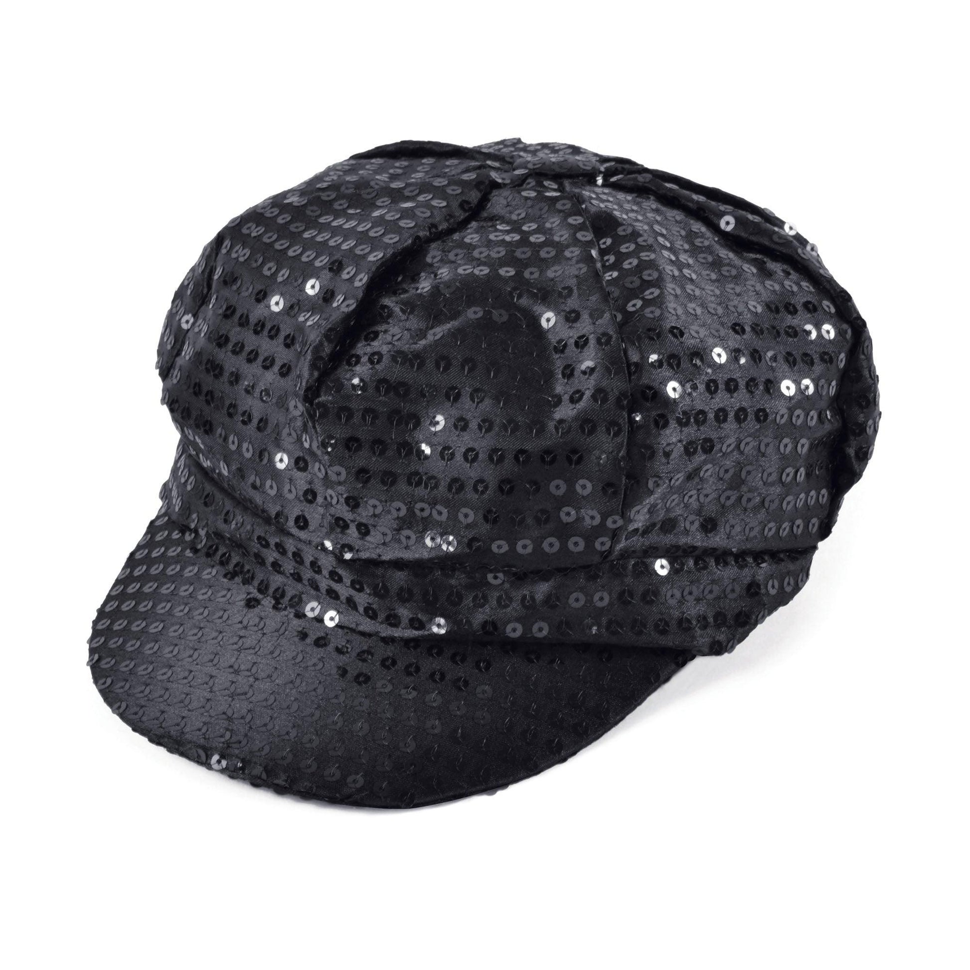 Sequin Cap 70’s Style Black - Labreeze