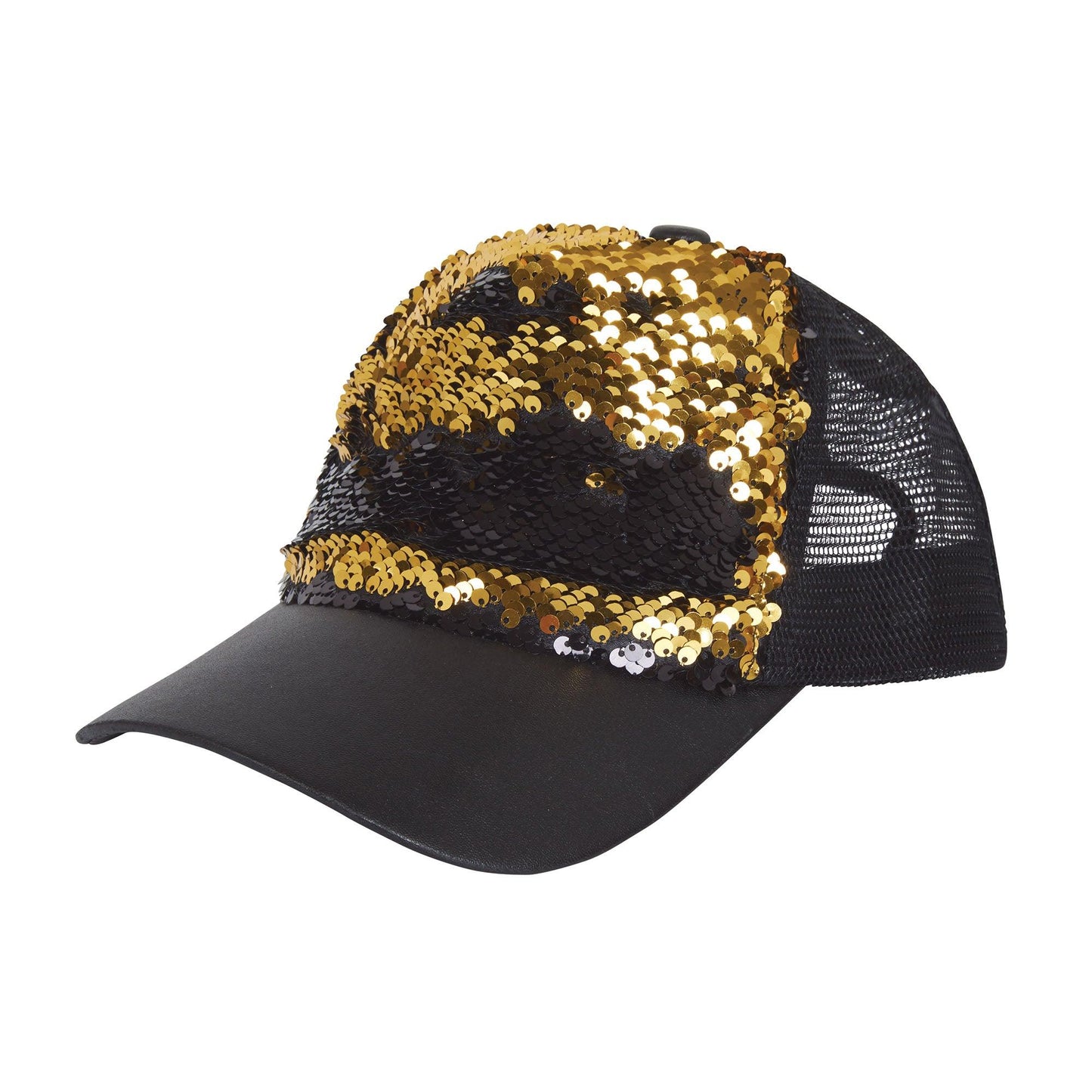 Sequin Cap Reversible (Black/Gold) - Labreeze