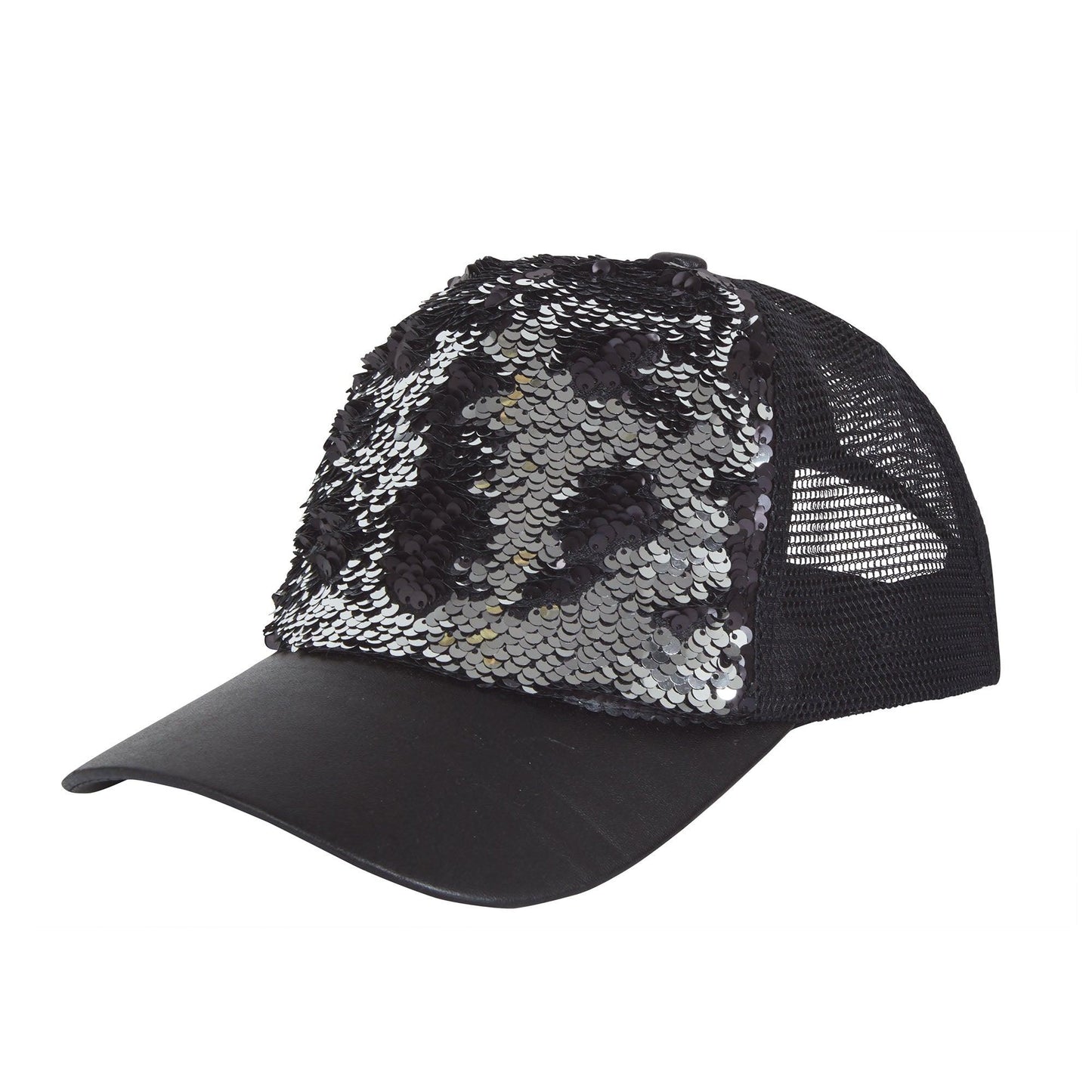 Sequin Cap Reversible (Black/Silver) - Labreeze