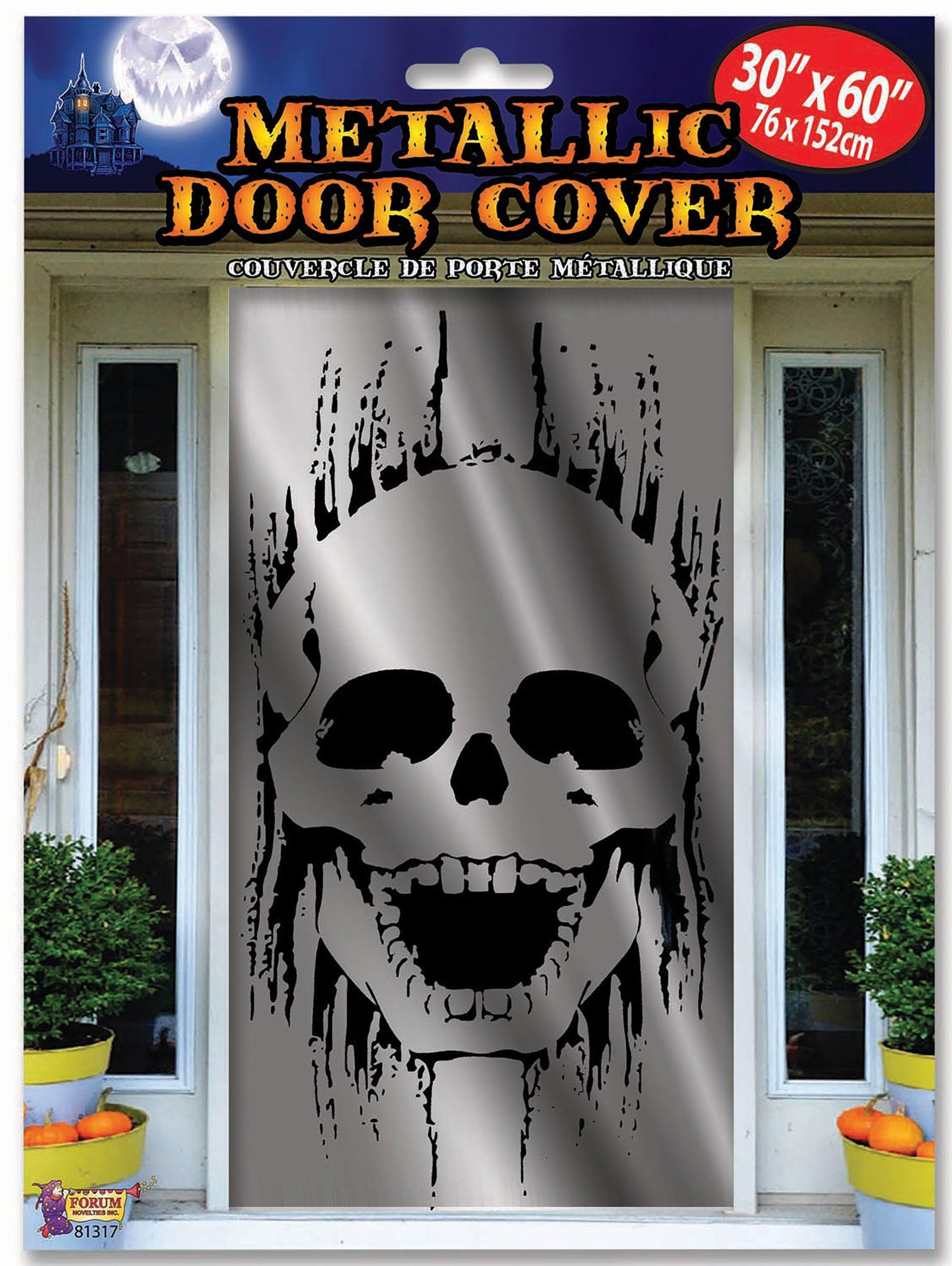 Skull Door Cover Metallic - Labreeze