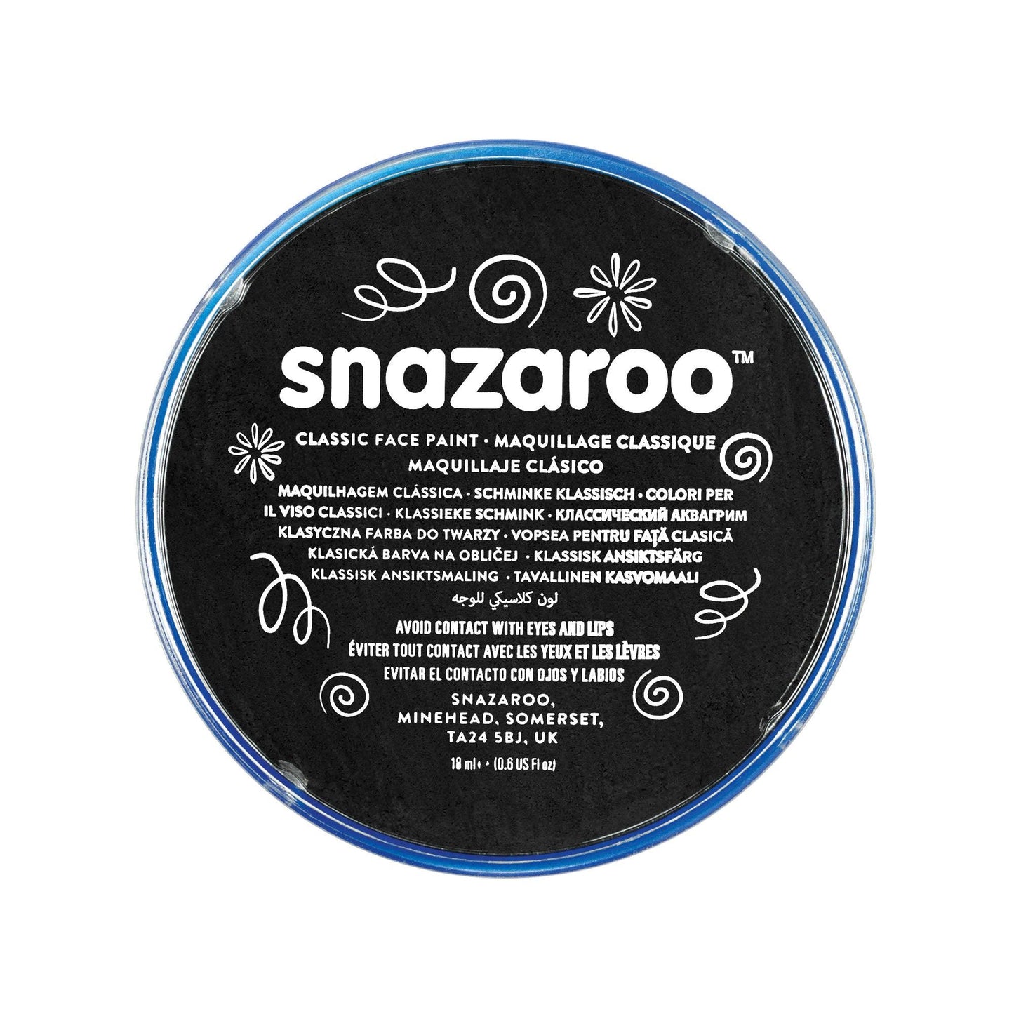 Snazaroo Tub Black - Labreeze