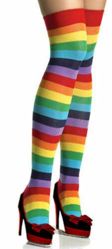 Support NHS LGBT 1980s Socks Wristband Neck Tie Braces Rainbow Fancy Dress - Labreeze