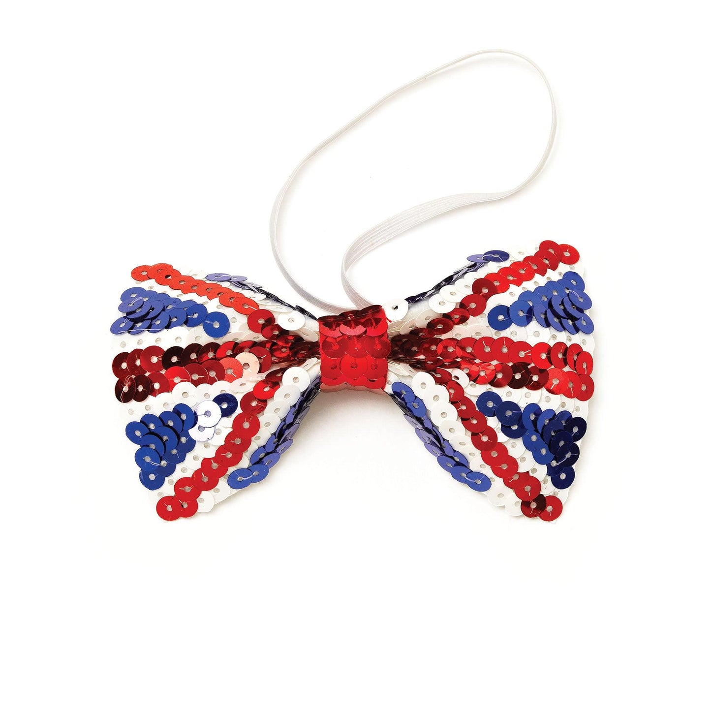 Union Jack Sequin Bow Tie - Labreeze