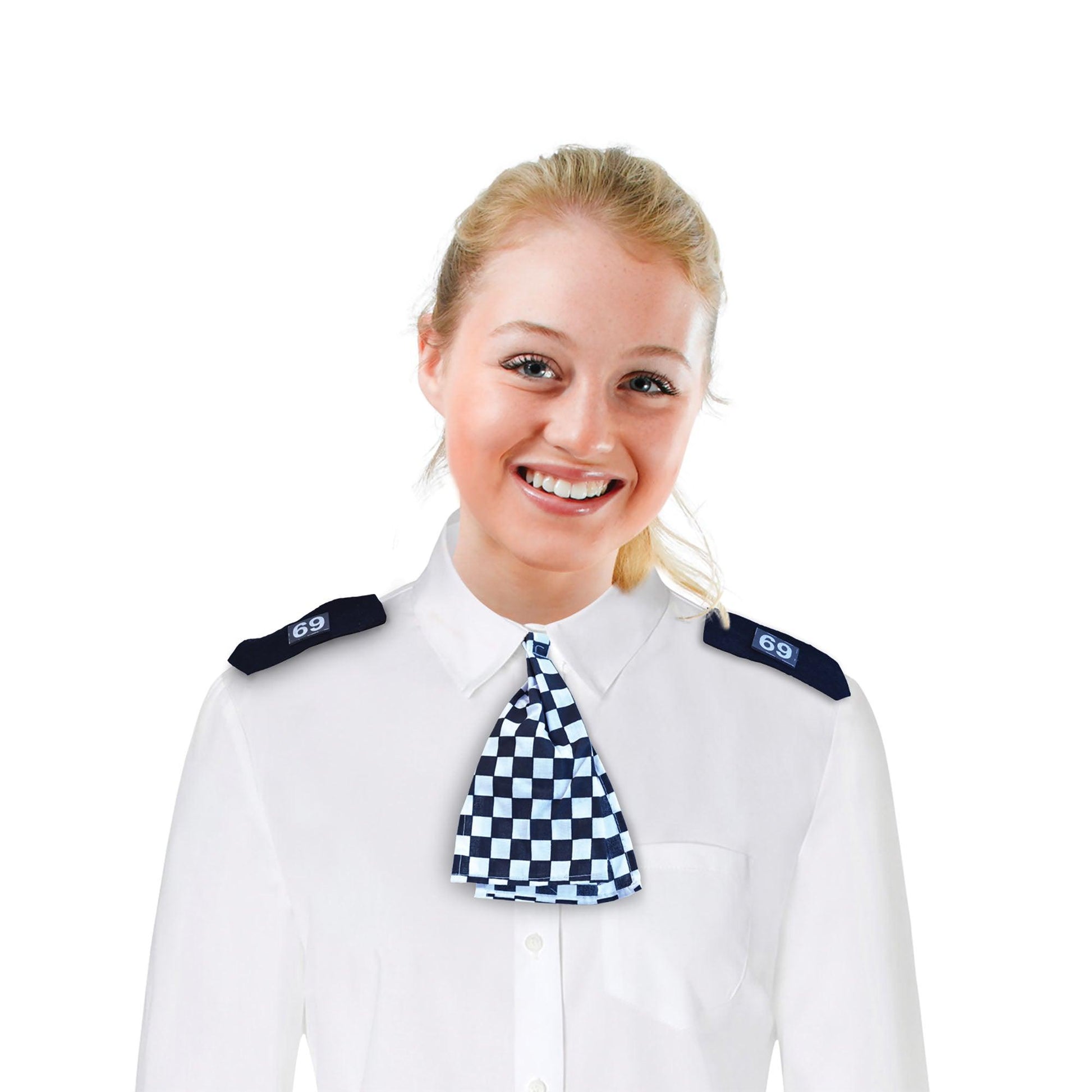 WPC Scarf &amp; Epaulettes Black &amp; White - Labreeze